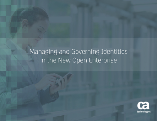 Managing and Governing Identities in the New Open Enterprise