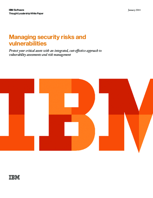 Managing Security Risks and Vulnerabilities