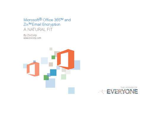 Microsoft Office 365 and Email Encryption