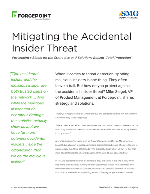 Mitigating The Accidental Insider Threat