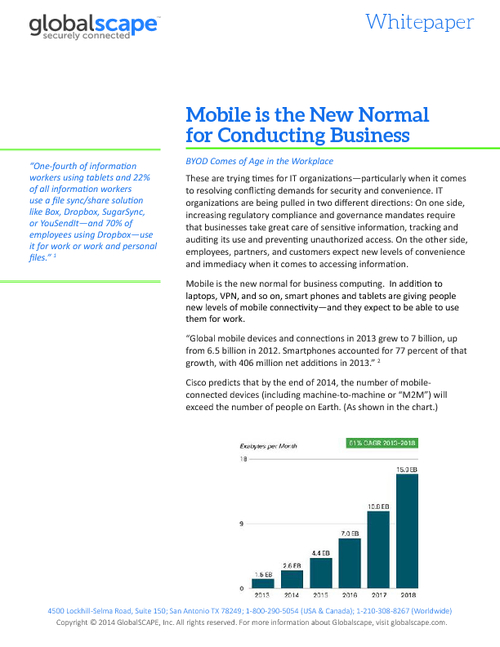 Mobile is the New Normal for Conducting Business