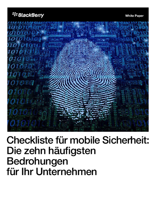 A Mobile Security Checklist: The Top Ten Threats to Your Enterprise Today