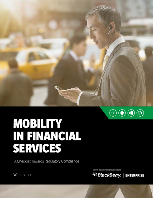 Mobility in Financial Services: A Checklist Towards Regulatory Compliance