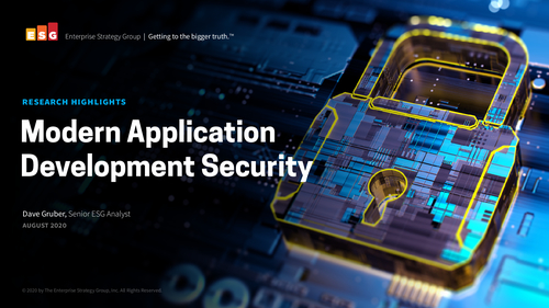 Modern Application Development Security