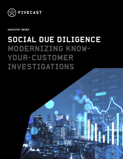 Modernize your AML Program with Social Media Due Diligence