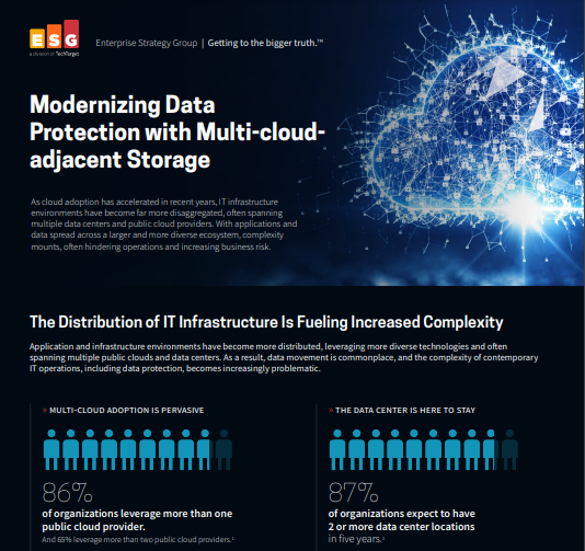 Modernizing Data Protection with Multi-cloud-adjacent Storage