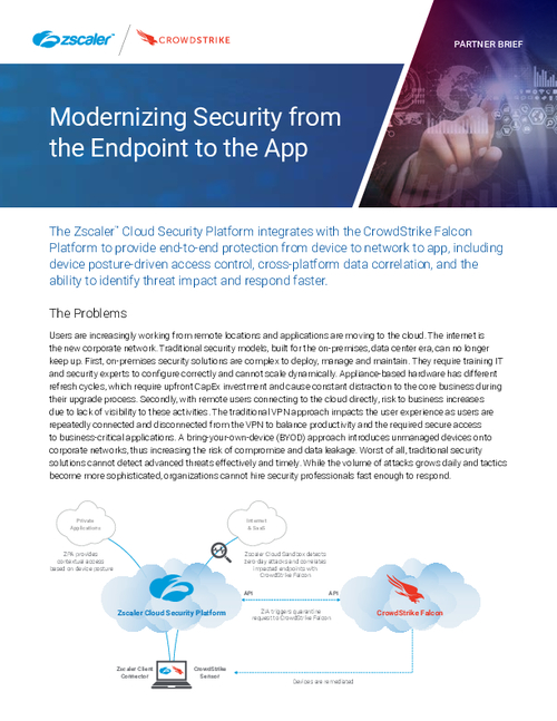 Modernizing Security from the Endpoint to the App