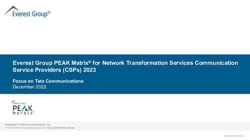 Network Transformation Characteristics