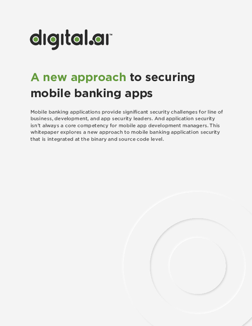A New Approach To Securing Mobile Banking Apps