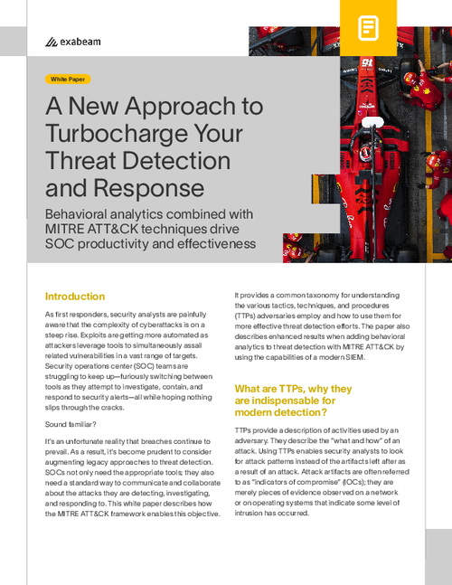 A New Approach to Turbocharge Your Threat Detection and Response