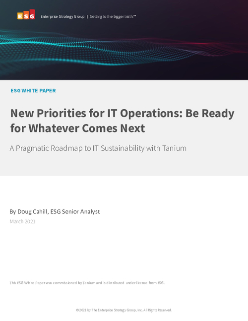 New Priorities for IT Operations: Be Ready for Whatever Comes Next