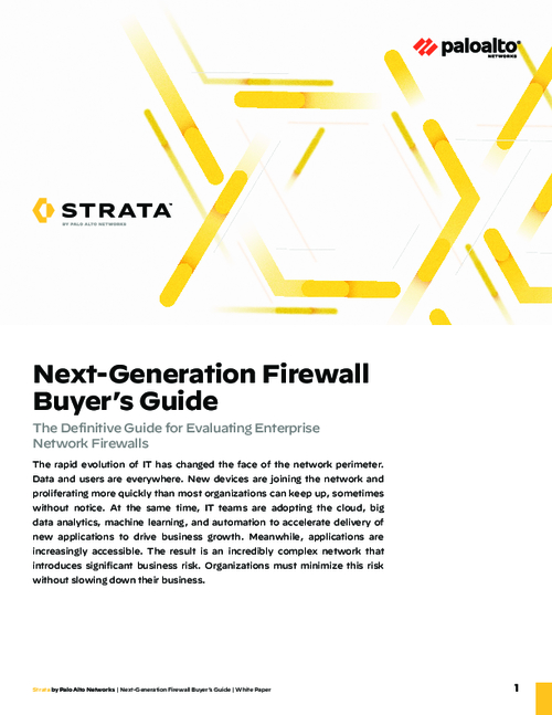 Next-Generation Firewall Buyer’s Guide