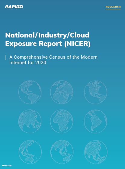 National / Industry / Cloud Exposure Report (NICER) 2020