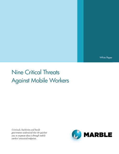 Nine Critical Threats Against Mobile Workers