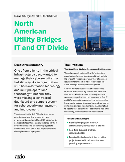 North American Utility Bridges IT and OT Divide