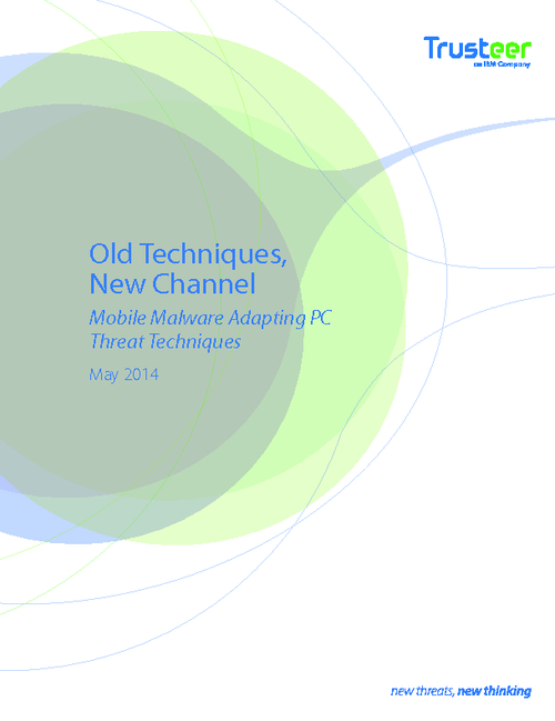 Old Techniques, New Channel: Mobile Malware Adapting PC Threat Techniques