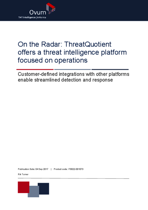 On the Radar: A Threat Intelligence Platform Focused on Operations