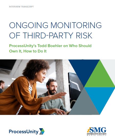 Ongoing Monitoring of Third Party Risk