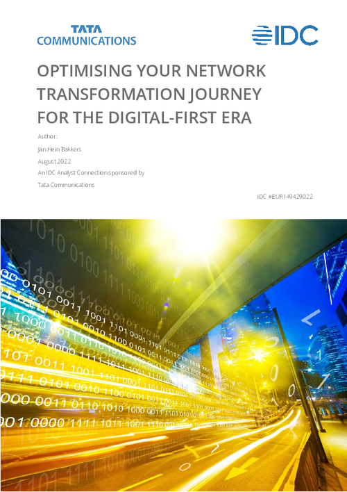 Optimising Your Network Transformation Journey for the Digital-First Era