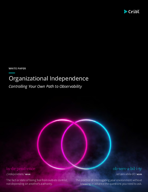 Organizational Independence: Controlling Your Own Path to Observability