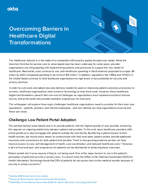 Overcoming Barriers in Healthcare Digital Transformation