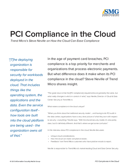 PCI Compliance in the Cloud