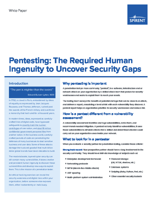 Pentesting: The Required Human Ingenuity to Uncover Security Gaps
