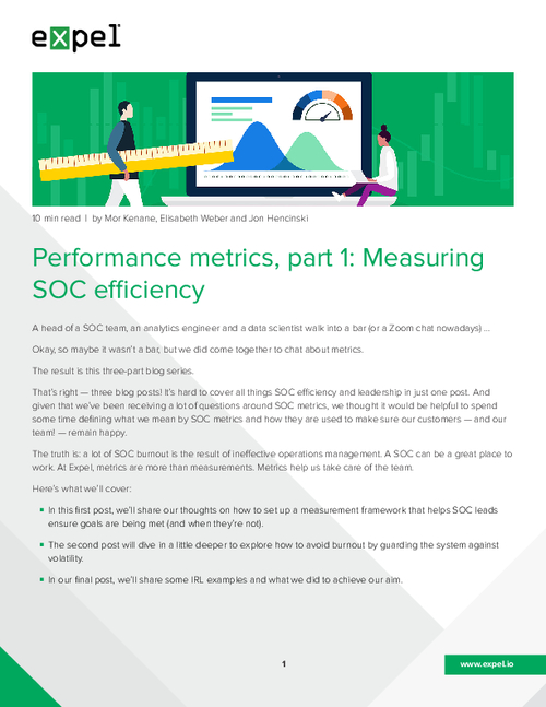 Performance Metrics Part 1: Measuring SOC Efficiency