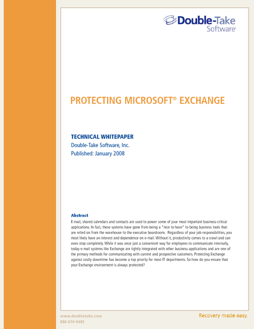 Protecting Microsoft Exchange for Financial Institutions