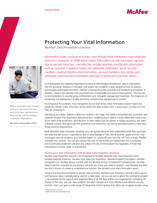 Protecting Your Vital Information