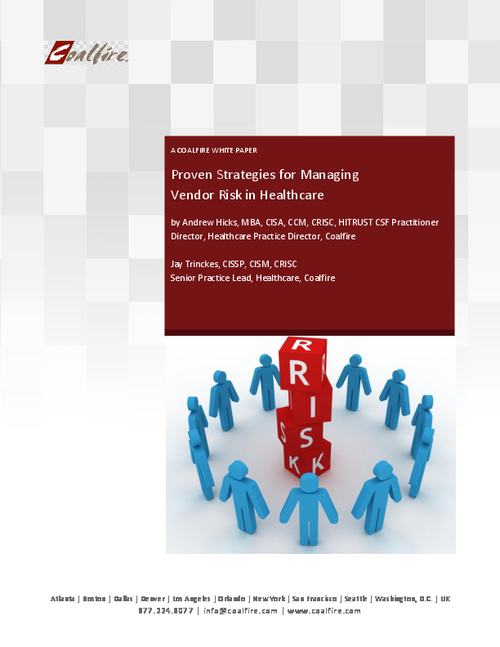 Proven Strategies for Managing Vendor Risk in Healthcare