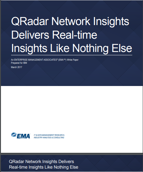 QRadar Network Insights Delivers Real-Time Insights Like Nothing Else