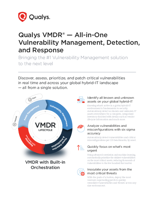 An All-in-One Vulnerability Management, Detection, and Response Solution