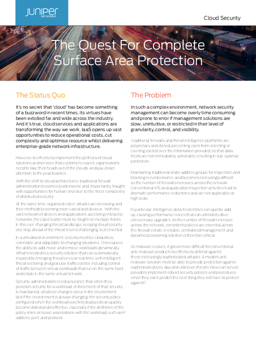 The Quest For Complete Surface Area Protection