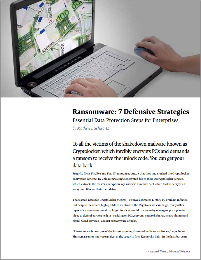 Ransomware: 7 Defensive Strategies