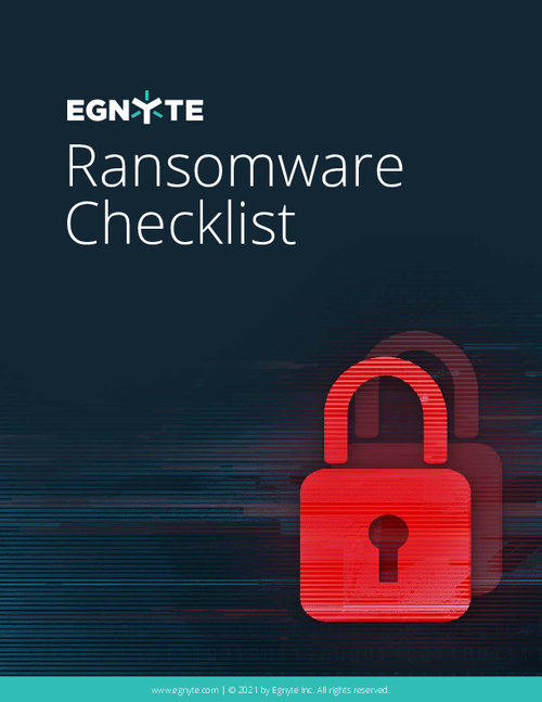 Ransomware Checklist