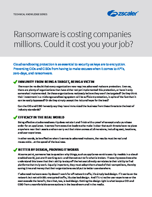 Ransomware Costing Organizations Billions as CIO's and CISO's Lose Their Jobs