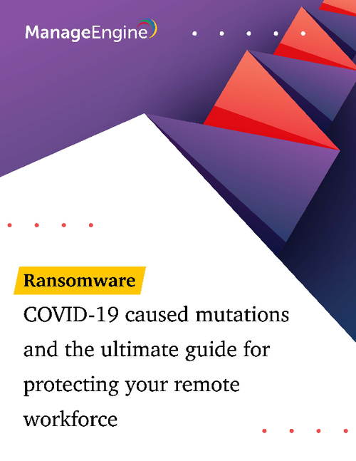 Ransomware – COVID -19 Caused Mutations and the Ultimate Guide for Protecting your Remote Workforce
