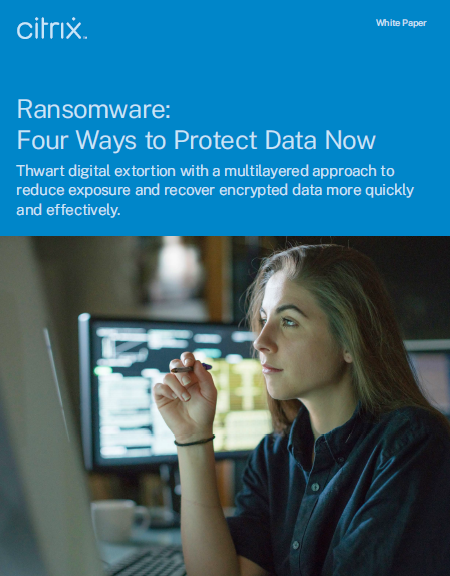 Ransomware: Four Ways to Protect Data Now