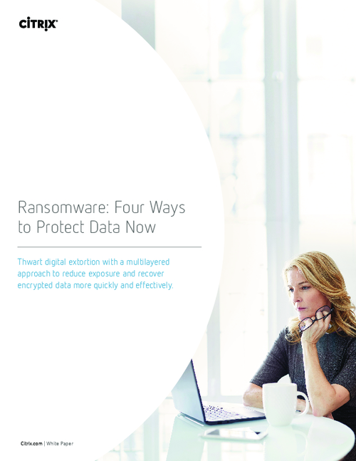 Ransomware: Four Ways to Protect Data Now