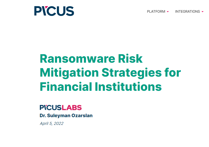 4 Strategies to Mitigate Ransomware Risk for Financial Institutions