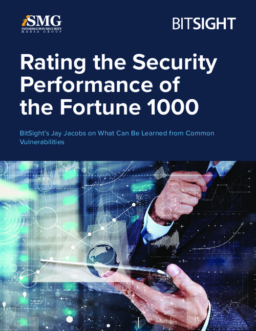 Rating the Security Performance of the Fortune 1000
