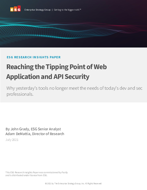Reaching the Tipping Point of Web Application and API Security