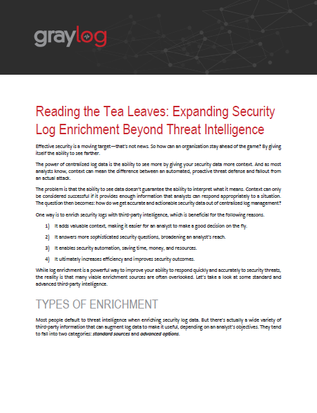 Reading the Tea Leaves: Beyond Threat Intelligence