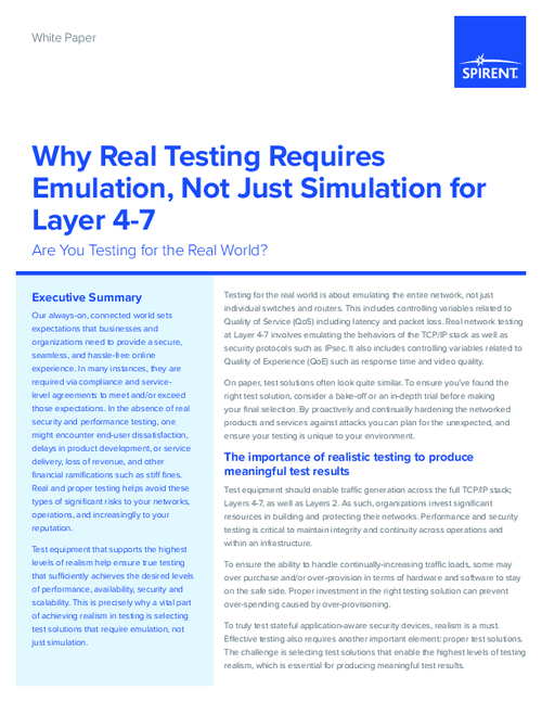 The Difference Between Emulation and Simulation: Are You Testing for the Real World?