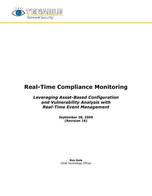 Real-Time Compliance Monitoring