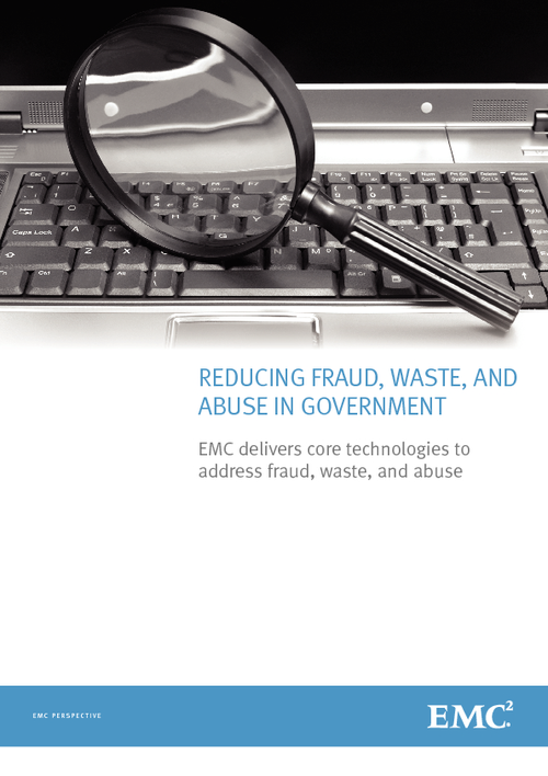 Reducing Fraud, Waste and Abuse in Government