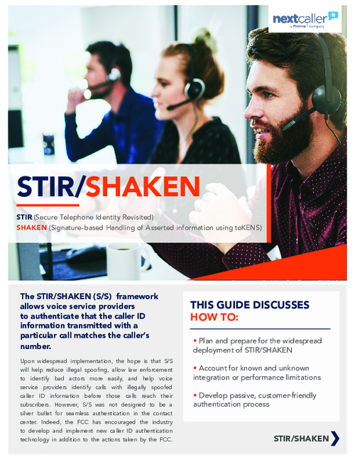 Report: STIR/SHAKEN For the Contact Center