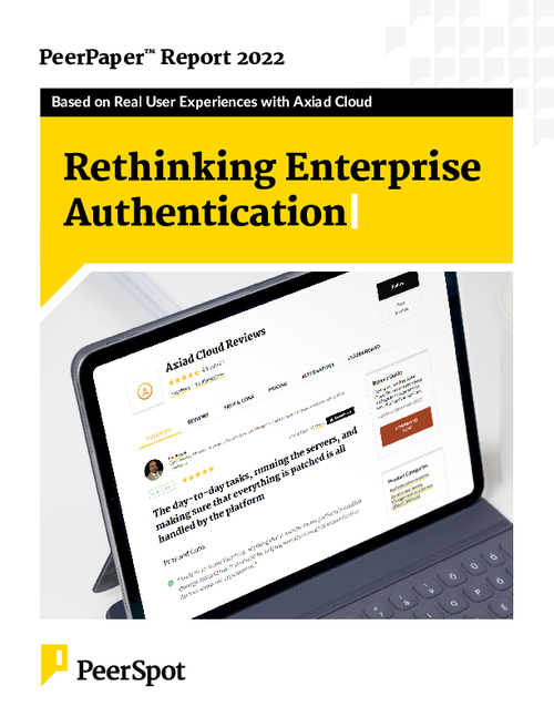 Rethinking Enterprise Authentication, A Better Way to Handle Authentication