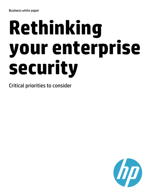 Rethinking your Enterprise Security